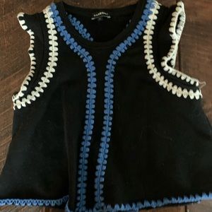 Carbon38 Embroidered Swing Top